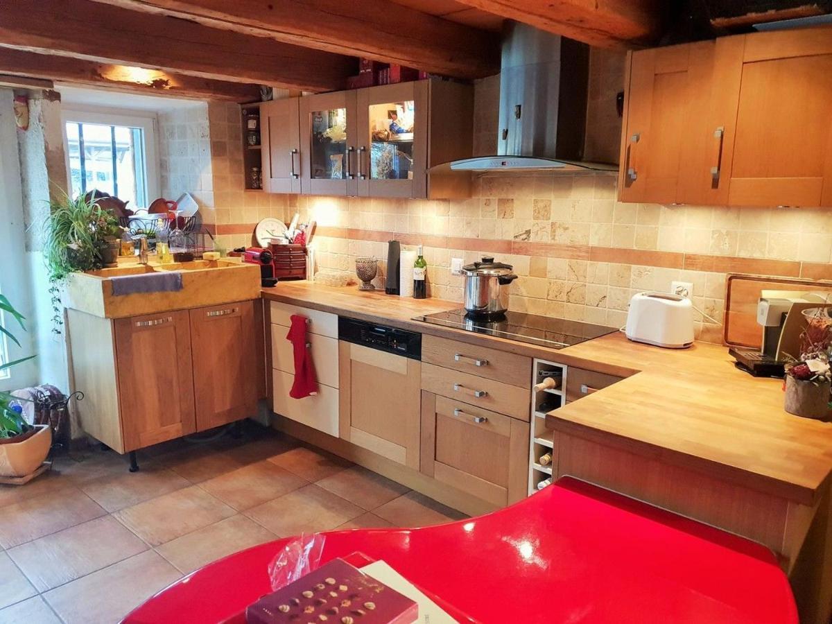 Bed and Breakfast Au Petit Bonheur Courgenay Exterior foto
